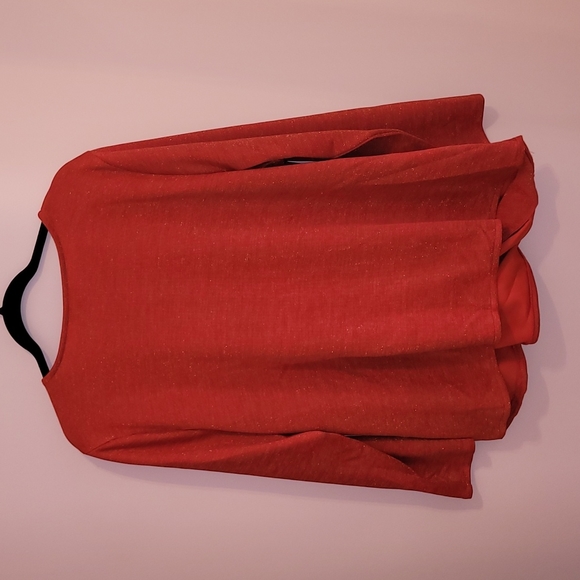 Alfani Plus Size Red Sparkling top - Picture 5 of 6